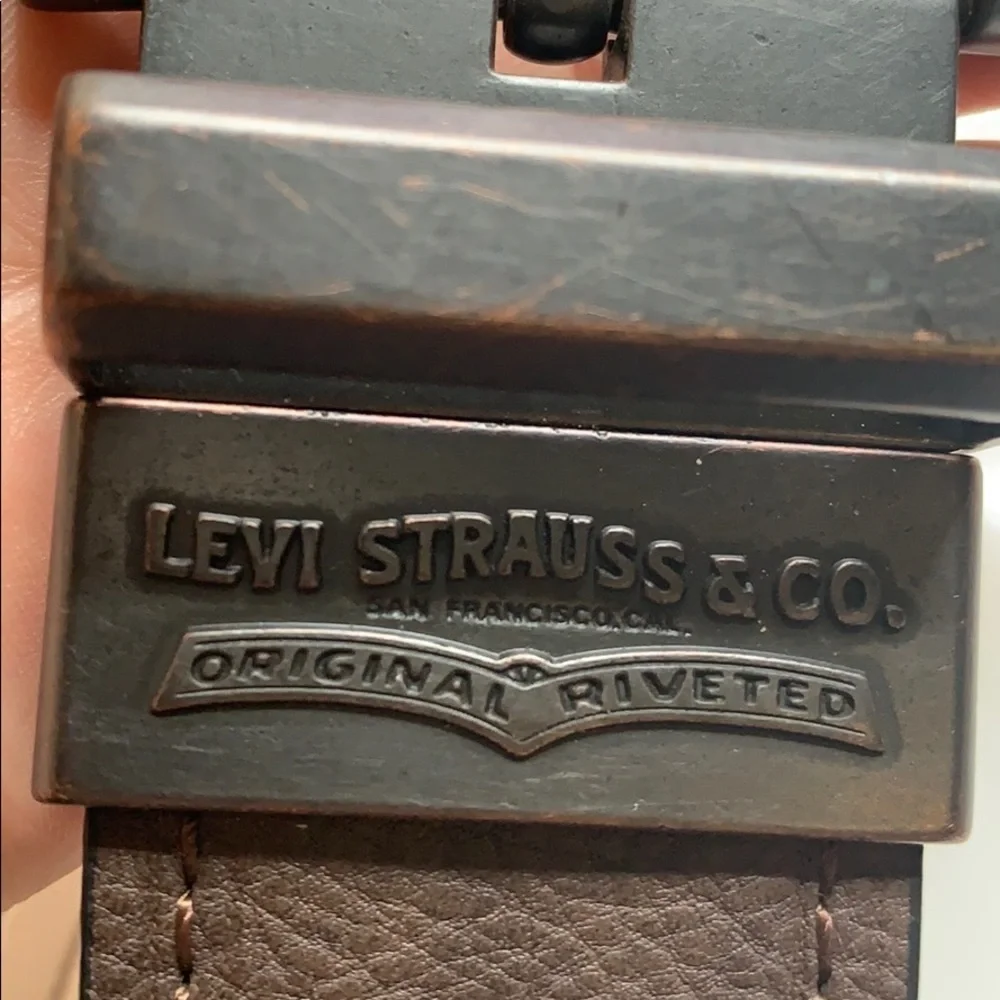 Levi’s Black Brown Reversible Belt - 1 1/2”- 38/95